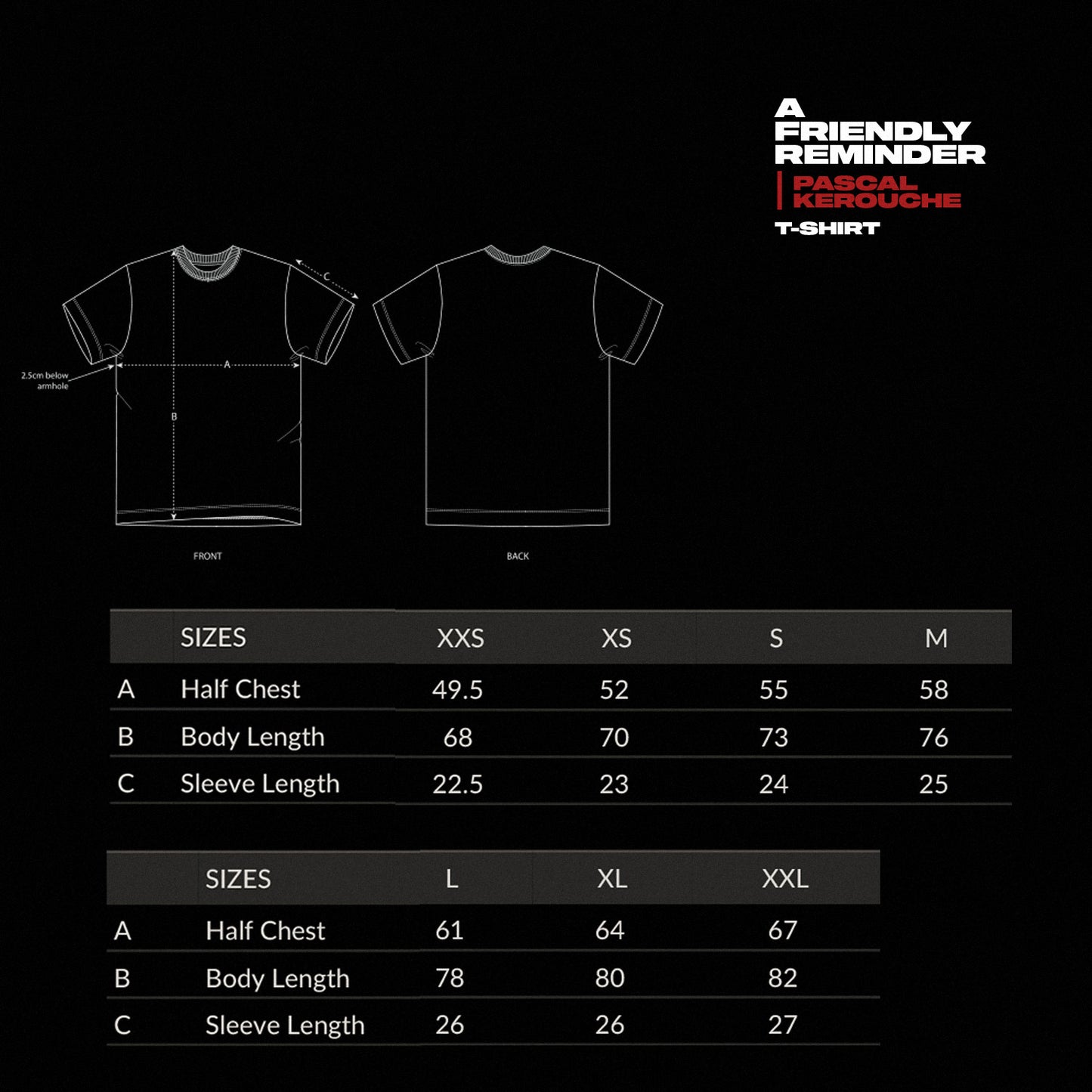 A FRIENDLY REMINDER T-SHIRT